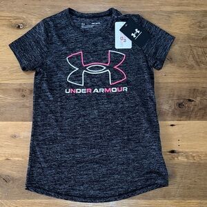 NWT Under Armour Girls Tee - YM